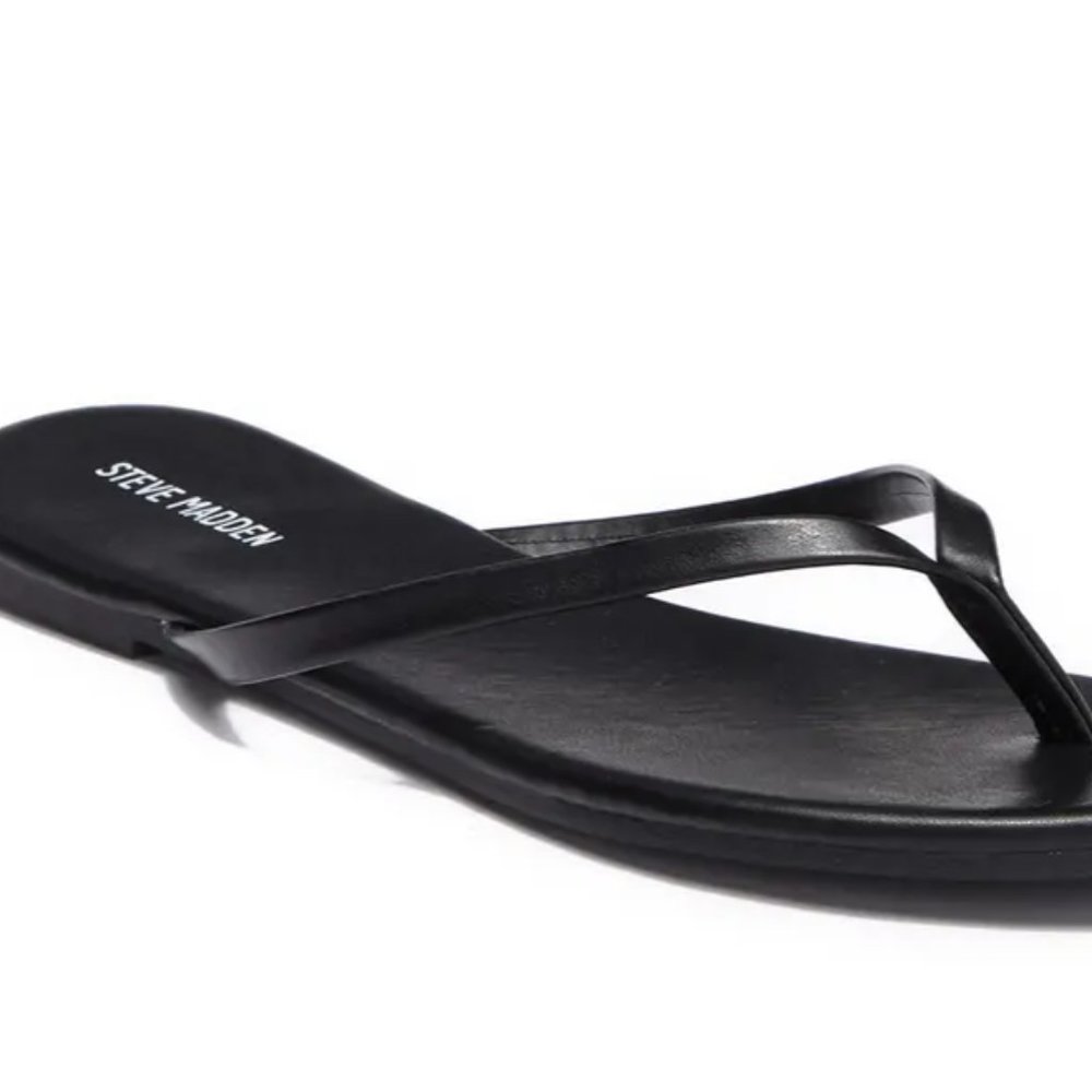 Steve Madden Tay Flip Flop Black